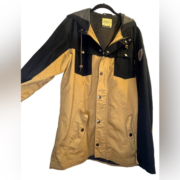 Dravus Coat/Jacket Yellow Black Size L - Picture 2 of 8
